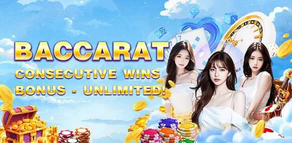 Promotional banner showing casino bonuses
